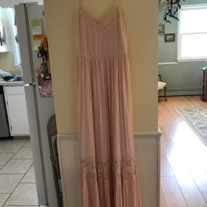 BRAND NEW BLUSH MAXI DRESS